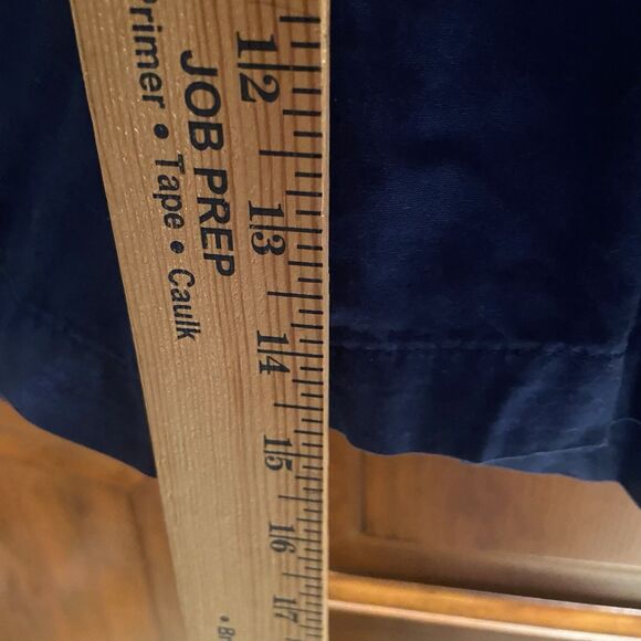 J. Crew Boxer Shorts Navy Blue Garment-Dyed Broken-In Organic Cotton Size Large - Picture 6 of 7